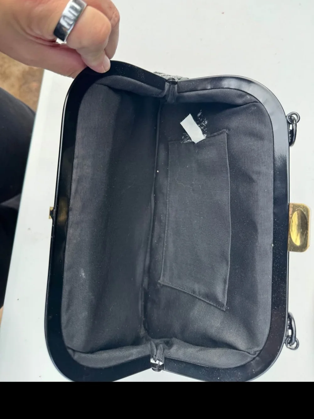 Whiting & Davis sleek black